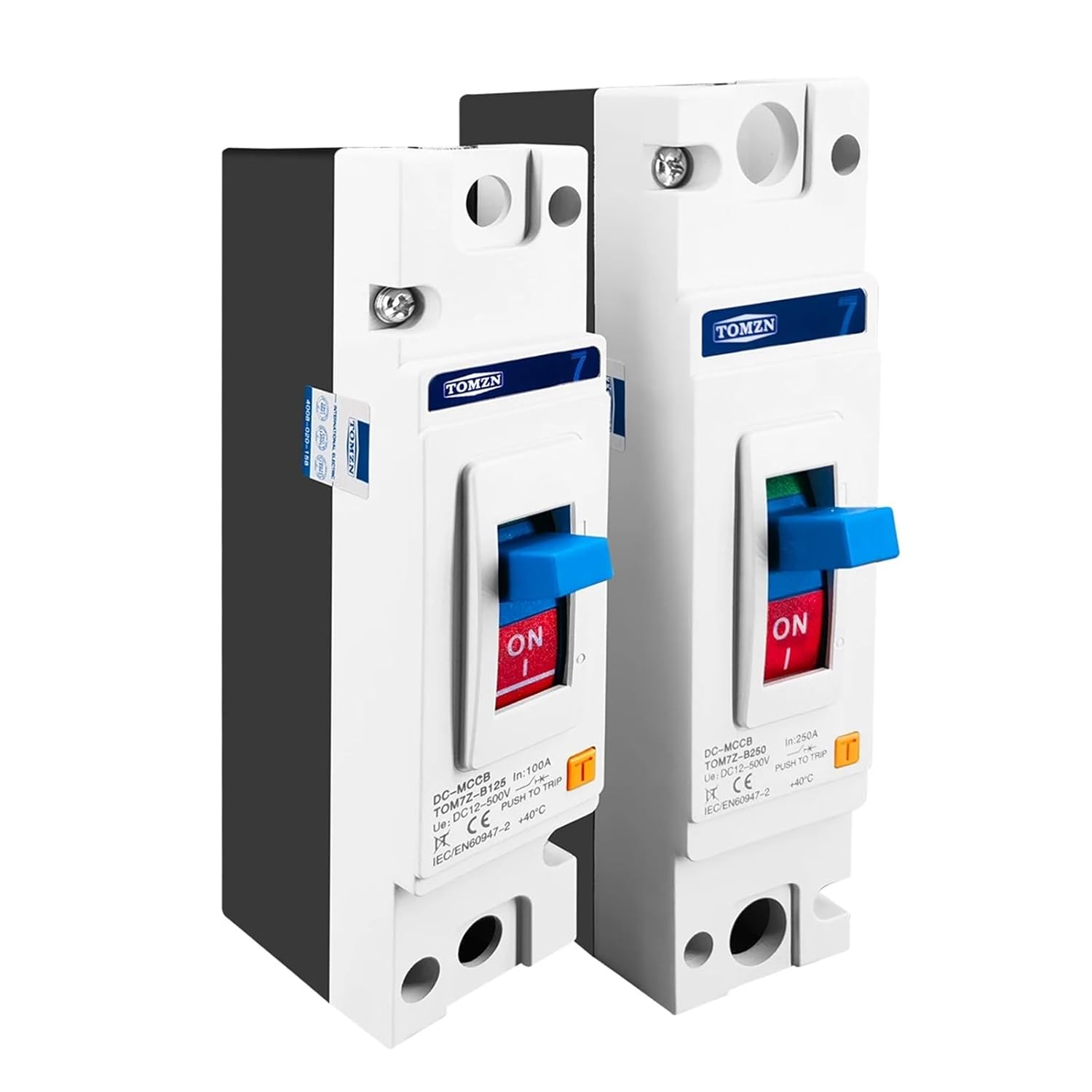 1PCS 1P DC 500V DC Solar Molded Case Circuit Breaker MCCB Overload Protection B Curve for Solar Photovoltaic PV(250A)