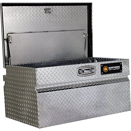 Northern Tool Wide Chest Truck Tool Box - Aluminum, Diamond Plate, Pull Handle Latch, 36In.l X 24In.w X 18In.h, Model Number 36012747 #TOP1