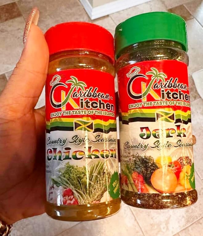 Miniatura 7 de Caribkfoods - Condimento suave (4.5 onzas) 100% auténtico condimento jamaicano bajo en sodio - KOSHER