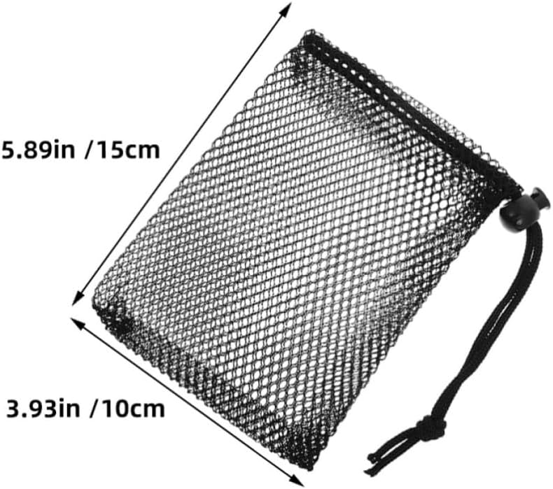 30pcs Portable Drawstring Mesh Bags for Sports Gear and School Supplies, Lightweight Polyester Storage Pouch with Reliable Drawstring Closure, for Travel and Beach Use image 2