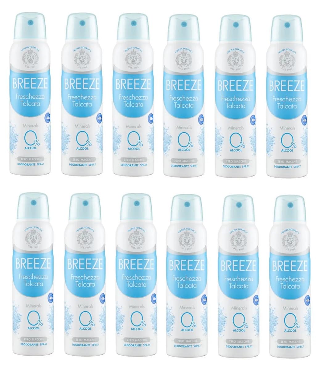 Italian Gourmet Freschezza Talcata Deodorante Spray Talkduft 12 x 150ml