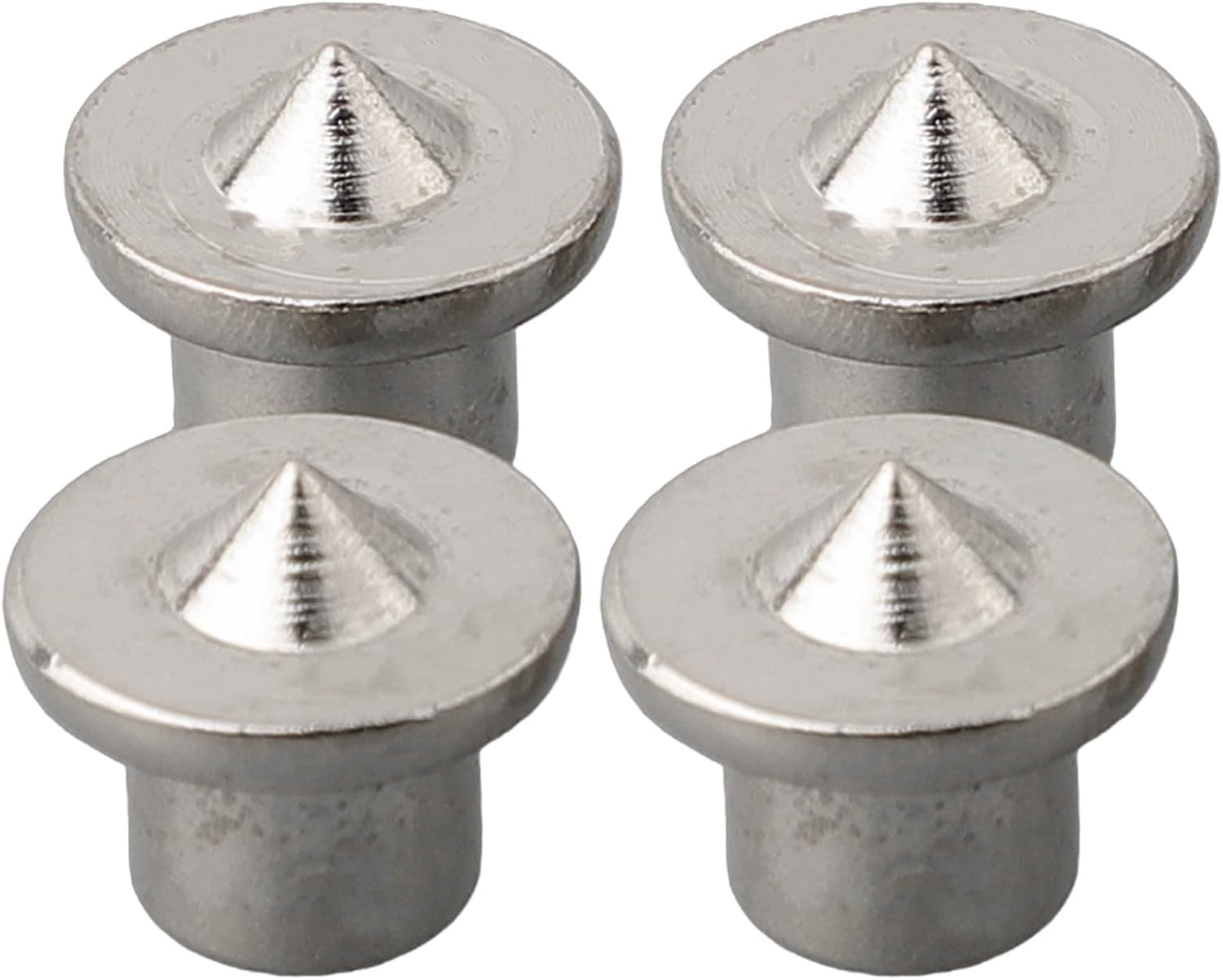 Steel Dowel Center Point Set for Woodworking – 4-Piece Chrome-Plated Hardwood Dowel Alignment Tool with 6mm, 8mm, 10mm, 12mm Center Pins, Tenon Joint Marker(solid 8mm)
