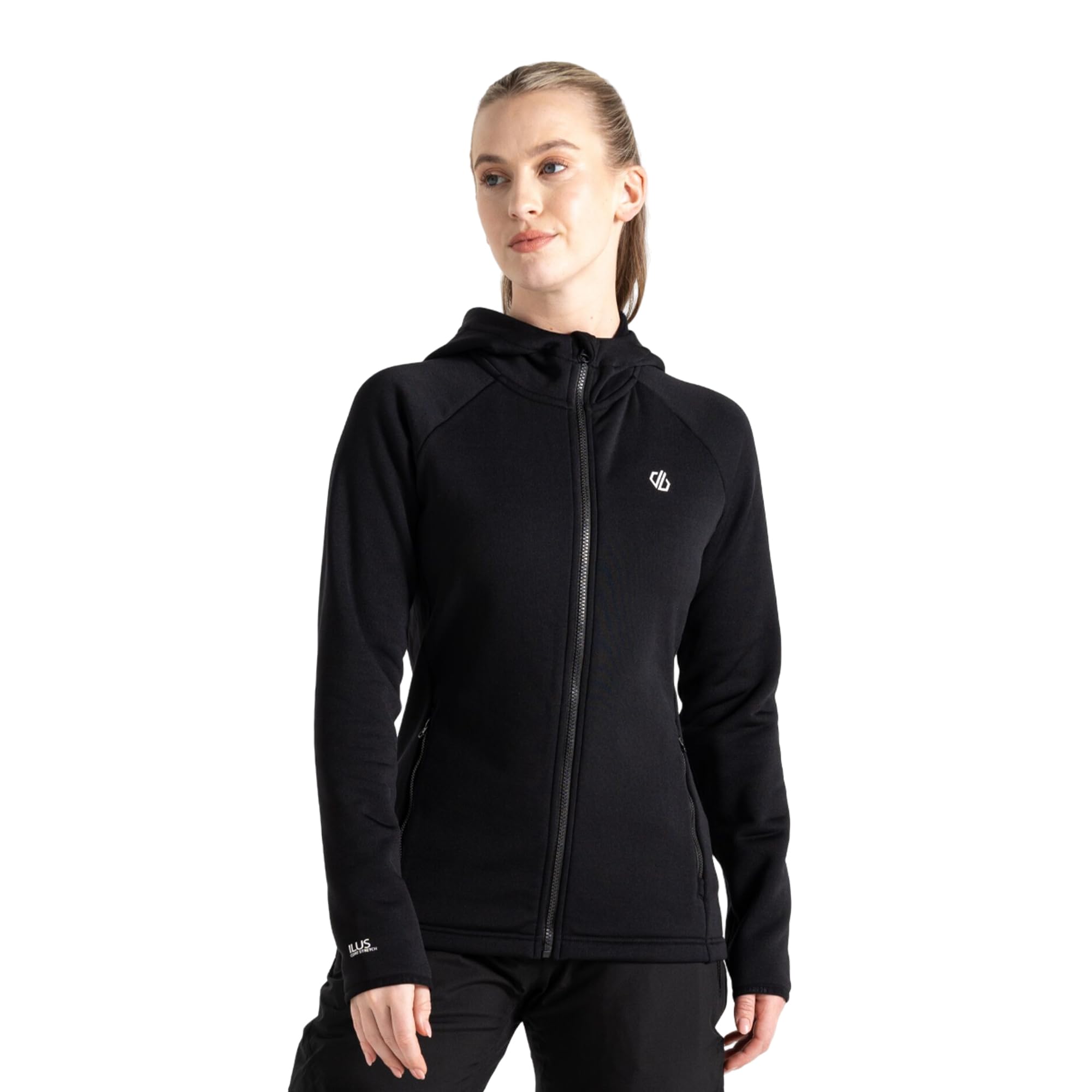 Dare 2b Womens Density Core Stretch Midlayer, Black, 20 EU