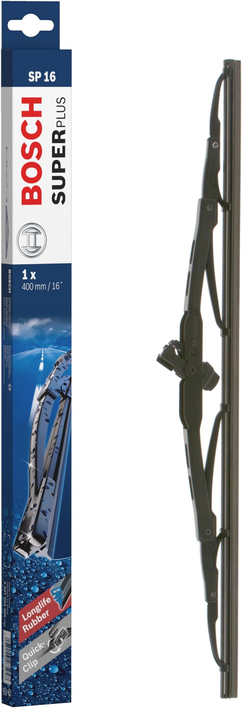 Wiper Blade Super Plus SP16, Length: 400mm − Single Front Wiper Blades