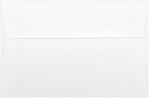 Sobres A9, materiales de correo a granel, invitaciones, anuncios o mensajes personales, solapa cuadrada estilo folleto, 8.75 x 5.75 100 piezas