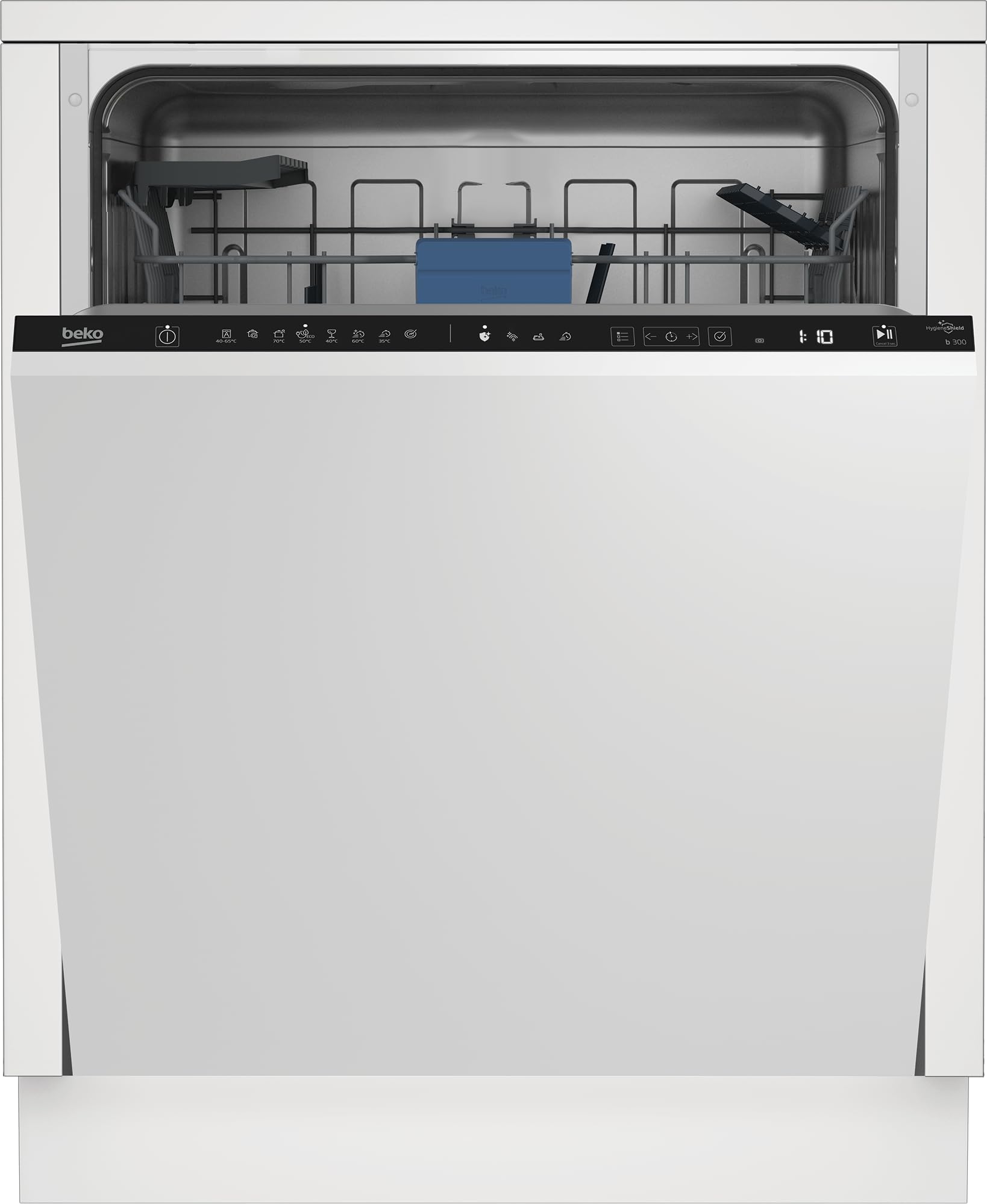 BEKO BDIN38440 - Lavastoviglie da Incasso a Scomparsa Totale 60 cm, 14 Coperti, Lavastoviglie Incasso con Sensore Sporco e Partenza Ritardata, Elettrodomestici Cucina, Classe C, 59,​8Lx81,​8Hx55Pcm