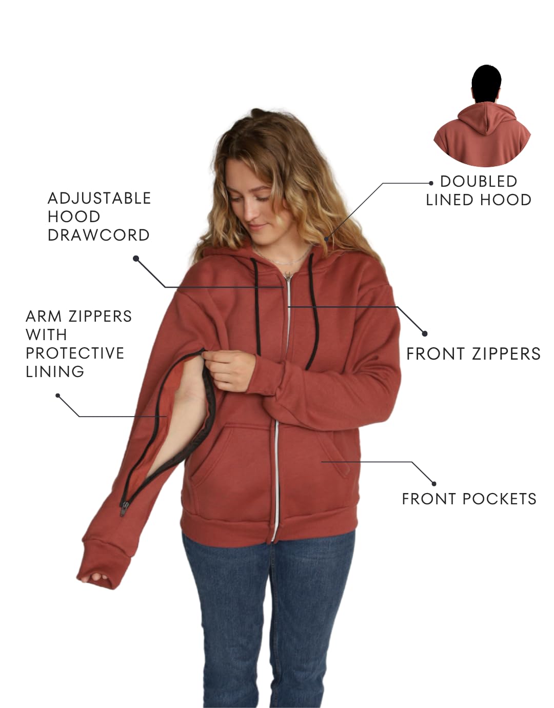 Inspired Comforts Herren Hoodie