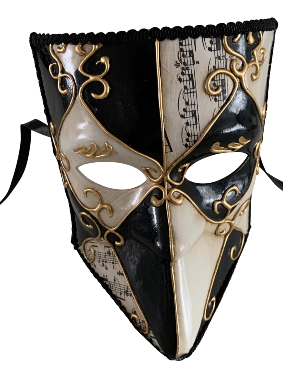 Maschera da ballo veneziana fatta a mano per feste di carnevale
