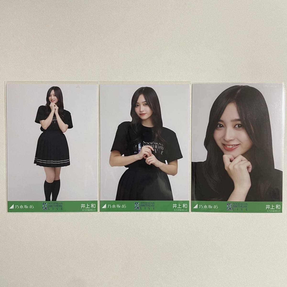 乃木坂46 生写真 井上和 10thBDライブ Tシャツ 白ver. コンプ