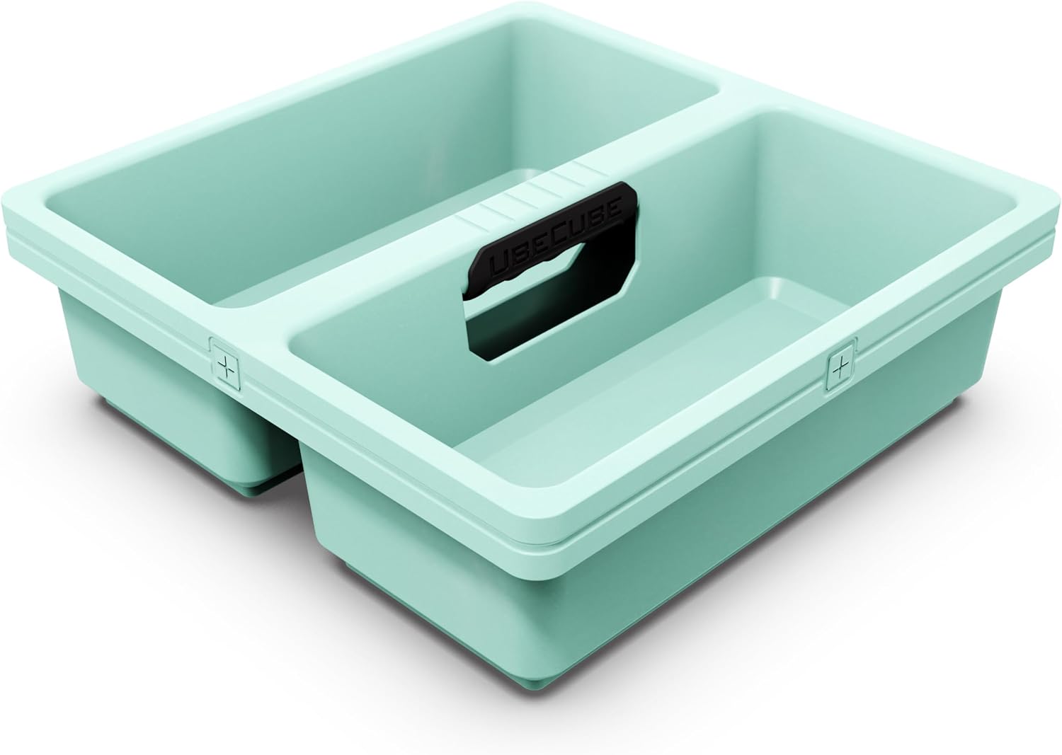 Dually Dropin™ Tray, Carrier for Cleaning Supplies, Tools, All-Purpose Carry Caddy, Fits Into UbeCube UC01. (Salmon)