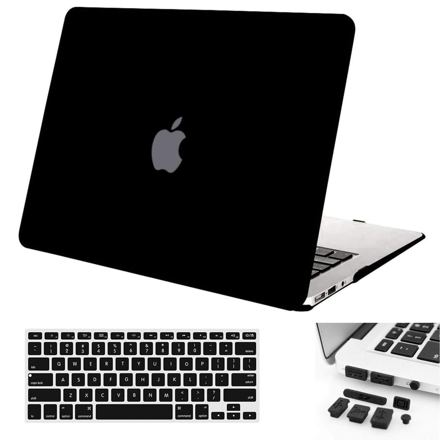 Midkart Hard Shell Plastic Case Cover Compatible with MacBook Air 13 Inch (Model: A1369 / A1466, Old Version, Release 2017-2010) with Silicon Key Guard & Dust Plugs, Matte Smoke Black (B093SNMZKG) Amazon Price History, Amazon Price Tracker