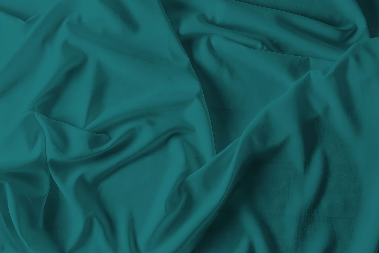 Italian Bed Linen Max Color couple of plain color pillowcases, Bottle Green, 52x82cm - Image 4