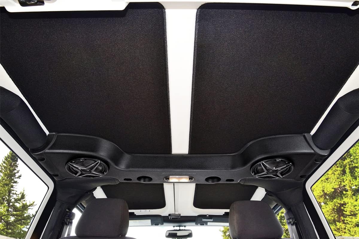 SSV Works Aftermarket Custom Molded Soundbar w/ 8" Powersports Speakers for 2007-2017 Wrangler JK/U…