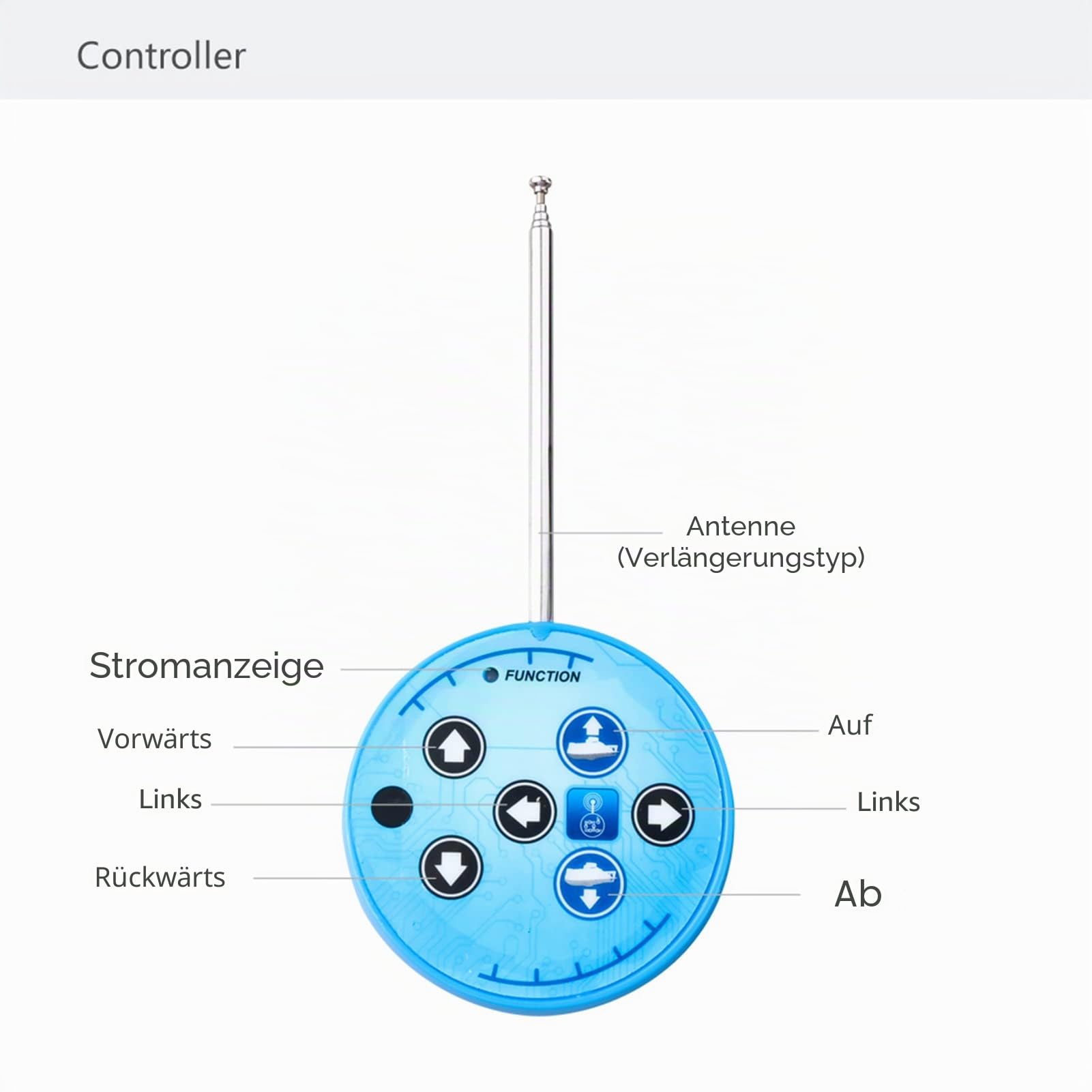 Mini U-Boot RC Boot Fernbedienung Wasserdichtes Spielzeug für Kinder