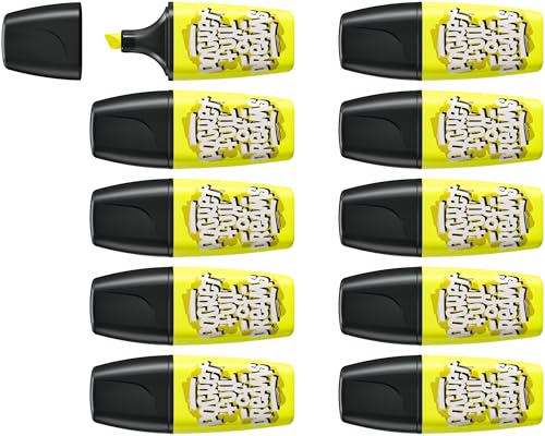 STABILO BOSS MINI by Snooze One - Evidenziatore - Confezione da 10 - Giallo