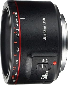 YONGNUO YN50mm F1.8 II,Standard Prime Auto Focus Lens for Canon Full Frame SLR EF Mount Cameras,Black