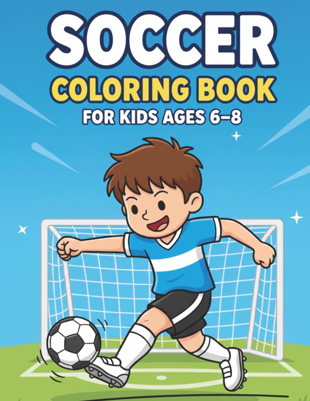 Soccer Coloring Book: Featuring Players, Gear, game scenes, and Celebrations