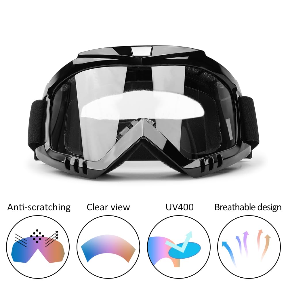 Occhiali da moto, occhiali da motocross, occhiali da moto, occhiali da moto, occhiali da corsa, MX e MTB