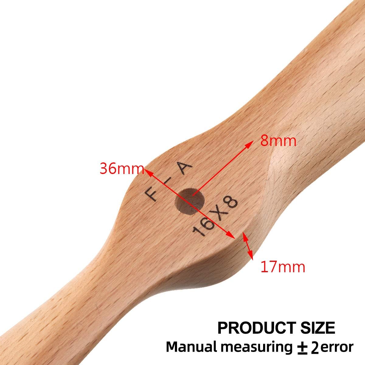 ZYHOBBY RC Propeller 16x8 RC Airplane Propeller 6Star Wooden Propeller（1pcs）