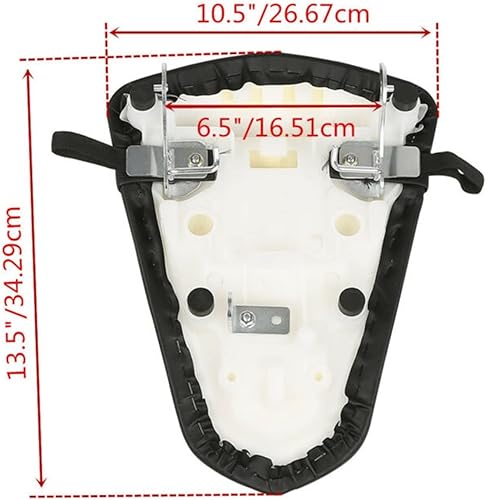 Miniatura 6 de MaNboc Cojín para asiento de pasajero trasero de motocicleta compatible con Yamaha YZF R3 YZFR3 MT03 YZF R25 2015-2020