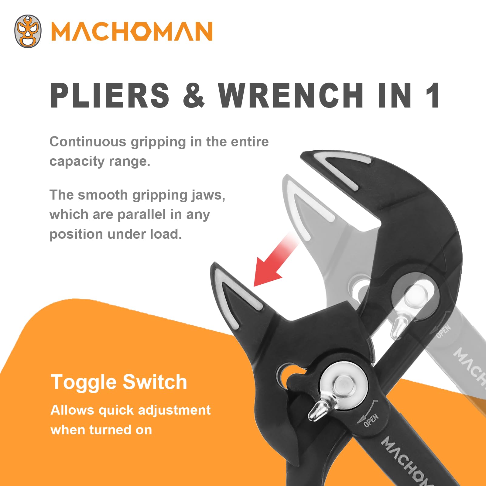 MACHOMAN-Pinza chiave -10" (PWS10P)