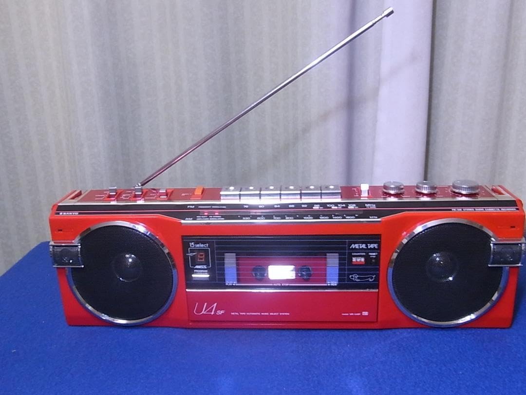 SANYO レトロラジカセ MR-U4SF 整備／正常品 Amazon.co.jp: SANYO MR-U4SF サンヨーレトロラジカセ 正常動作