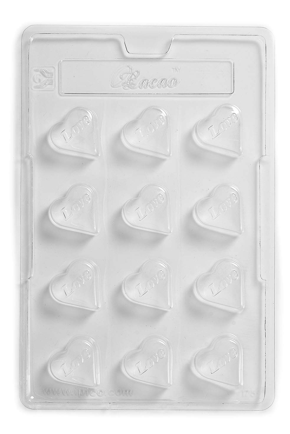 Moule Love Hearts 175 à 12 cavités pour réussir vos démoulages de chocolats sans casse