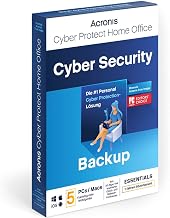 Acronis Cyber Protect Home Office 2023 | Podstawy | 5 PC/Mac | 1 rok | Windows/Mac/Android/iOS | tylko kopia zapasowa | Kod aktywacyjny pocztą