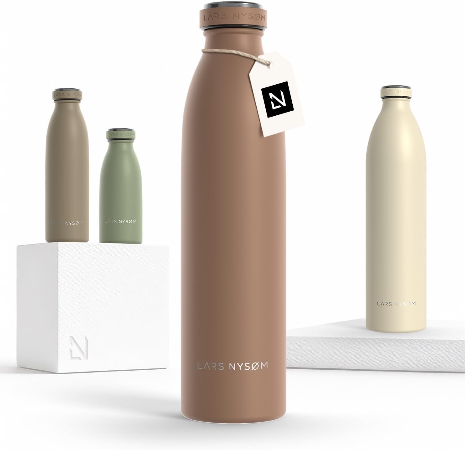 LARS NYSØM Stainless Steel Insulated Water Bottle 25oz Metal Water Bottles