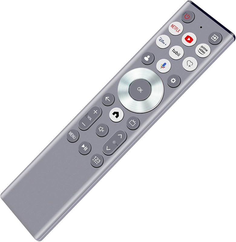 WINFLIKE ERF6A80 ERF6E80H Voice Remote Control Replace for Hisense U6 U7 | U8 Series Mini-LED ULED 4K UHD Smart TV 75U6N 85U6N 100U8N 65U7N 55U6N 75U8N 55U8N 75U7N 85U8N 55U7N with Backlit