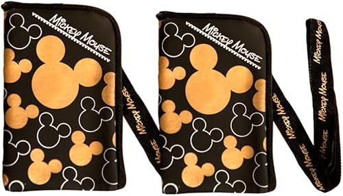 Disney Mickey Mouse - Cordón 2 unidades color dorado