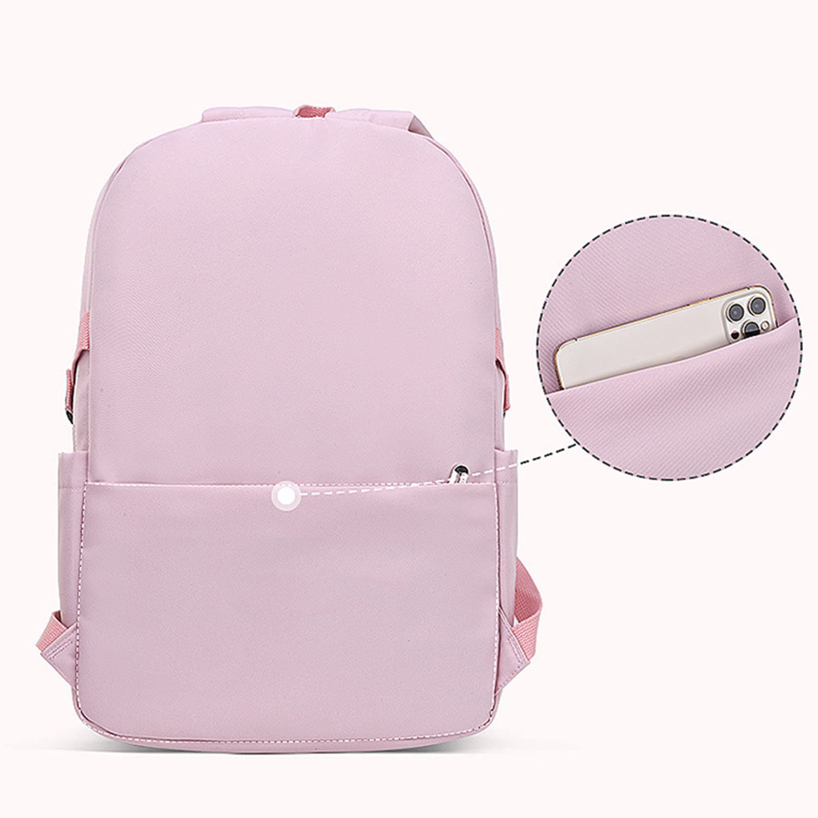plecaki, Plecak na laptopa w stylu vintage dla kobiet, kratkę, smukły, wielofunkcyjny, szkolny plecak studentek