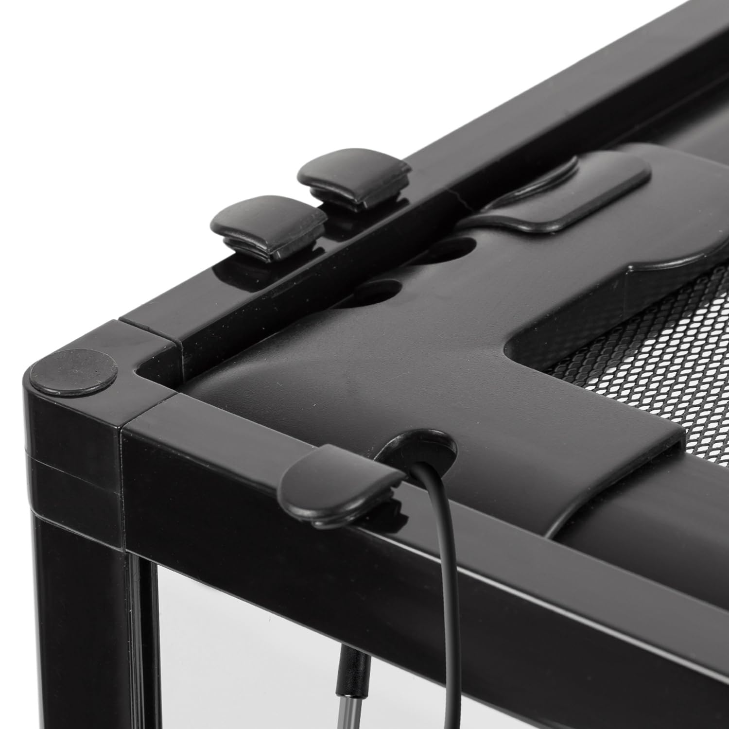 REPTI ZOO Amphibian Habitat Tank - Terrario verticale per rettili in vetro con visione completa, 30,5 x 30,5 x 45,7 cm, con base profonda e ventilazione superiore