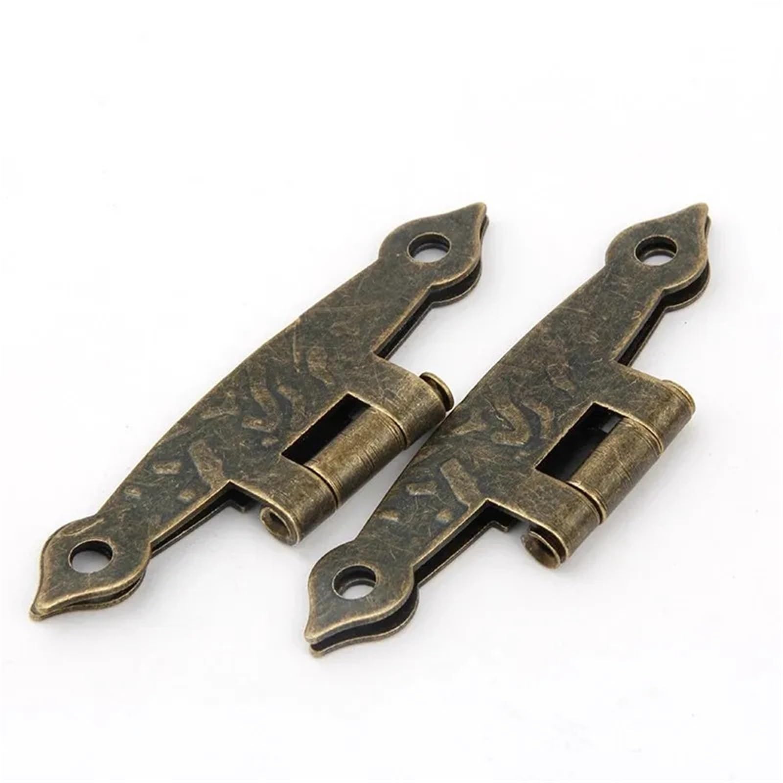 LYEUXHJPX Iron Decorative Antique Bronze Hinges 8Pcs