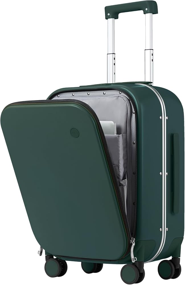 Amazon.com | mixi Carry On Luggage, 20'' Suitcase with Front Amazon.com | mixi Carry On Luggage, 20'' Suitcase with Front