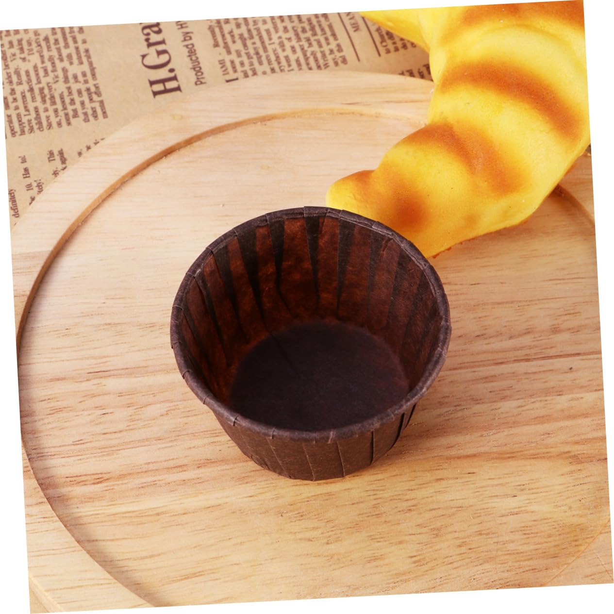 PRETYZOOM 300pezzi Pirottini Per Muffin Carta Greaseproof Resistenti Al Calore Per Cupcake e Dessert Confezione Pratica Per Cucina e Feste Cioccolato