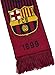 Icon Sports Officially Licensed FC Barcelona Soccer Supporter Scarf – Classic 1899 Heritage Knit Fan Scarf with FCB Crest -Home