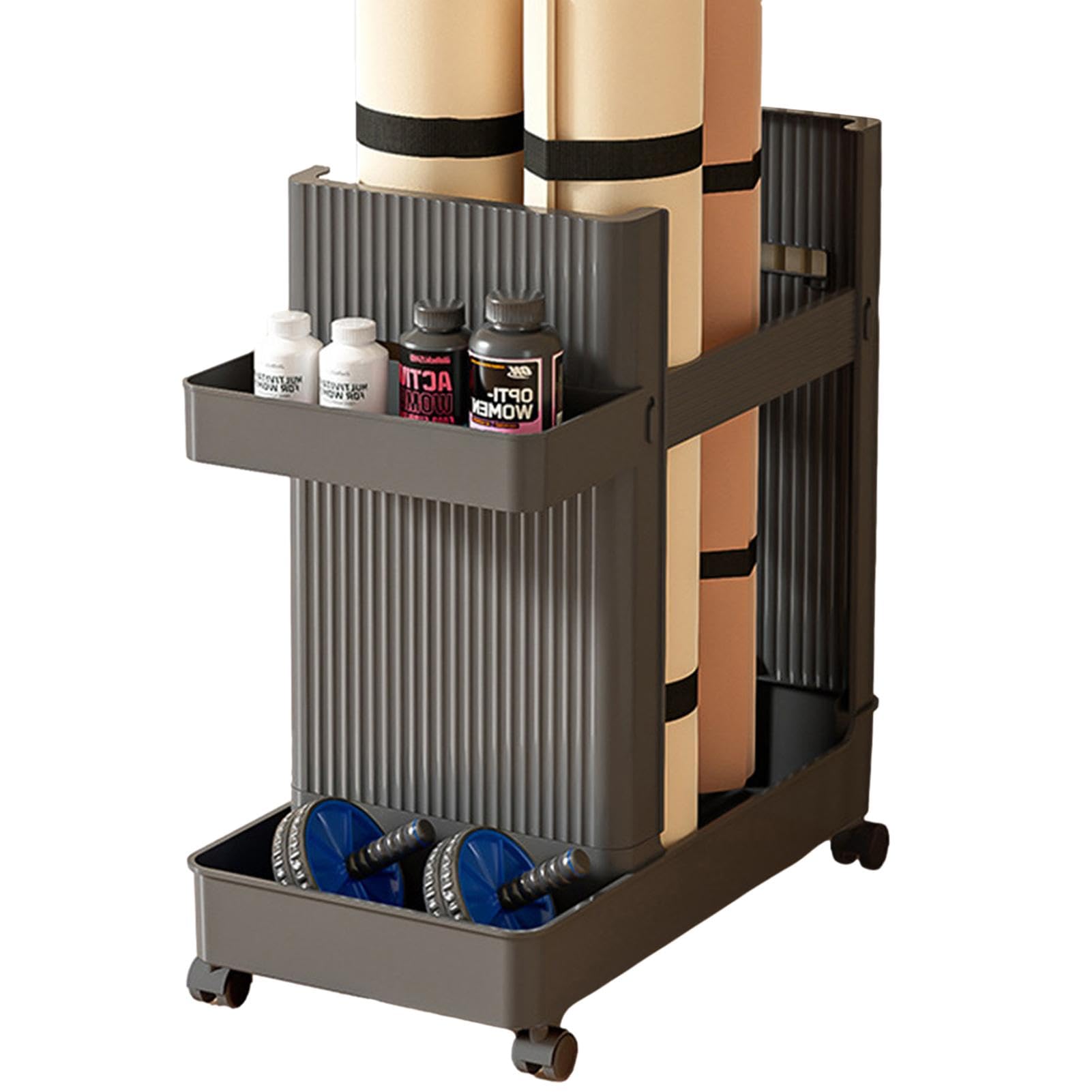 Amazon.co.jp: 【ヨガツールを楽に収納】ヨガマット収納ラック