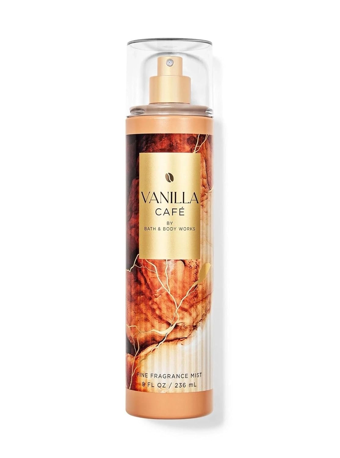Bath and Body Fine Fragrance Mist VANILLA CAFE 8oz Body Spray Mist Bottle