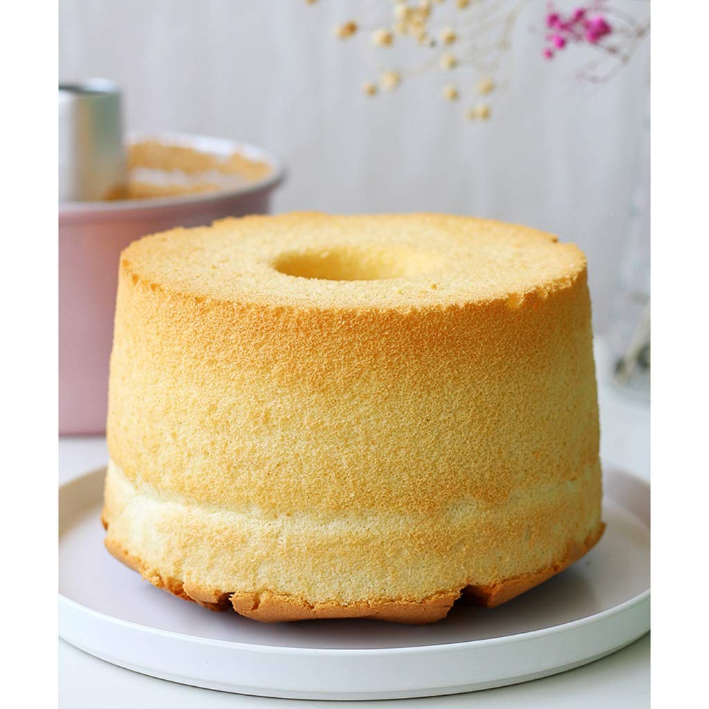 Torta stampo da 7 pollici in oro rosa accresciuta giapponese trapezoidale in alluminio anodo in diretta inferiore stampo cavo Chiffon Cake