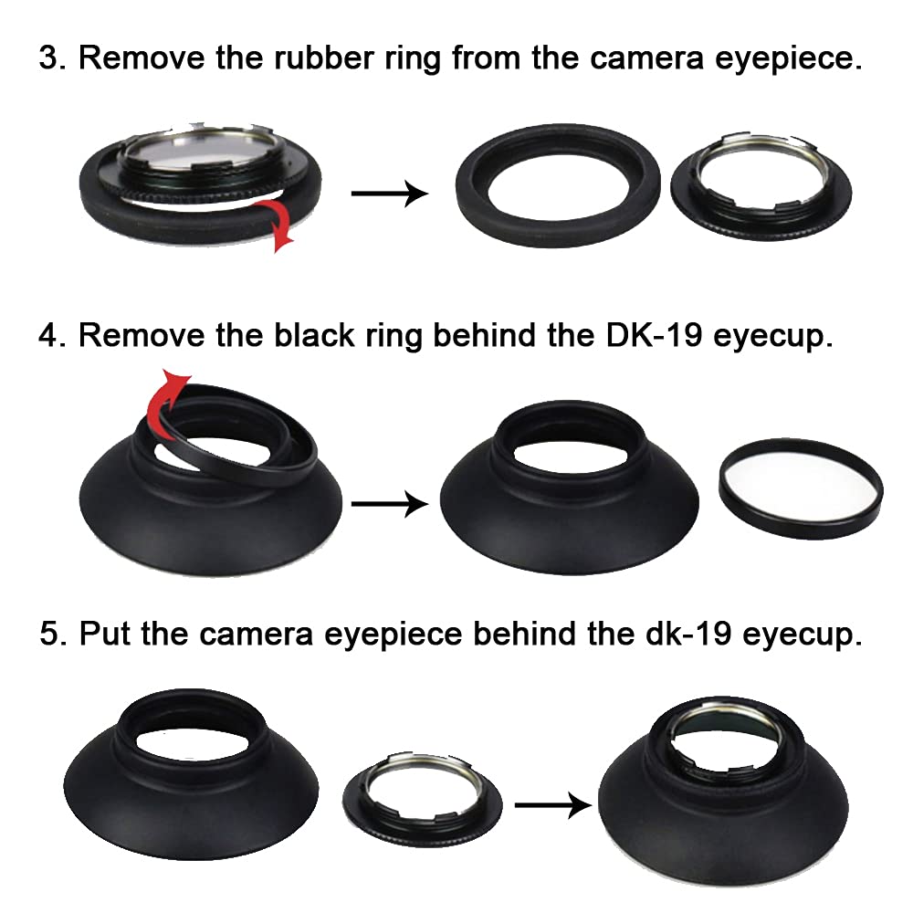 Amazon.com : DK-19 Eyecup Eyepiece Viewfinder for Nikon D810 D810A