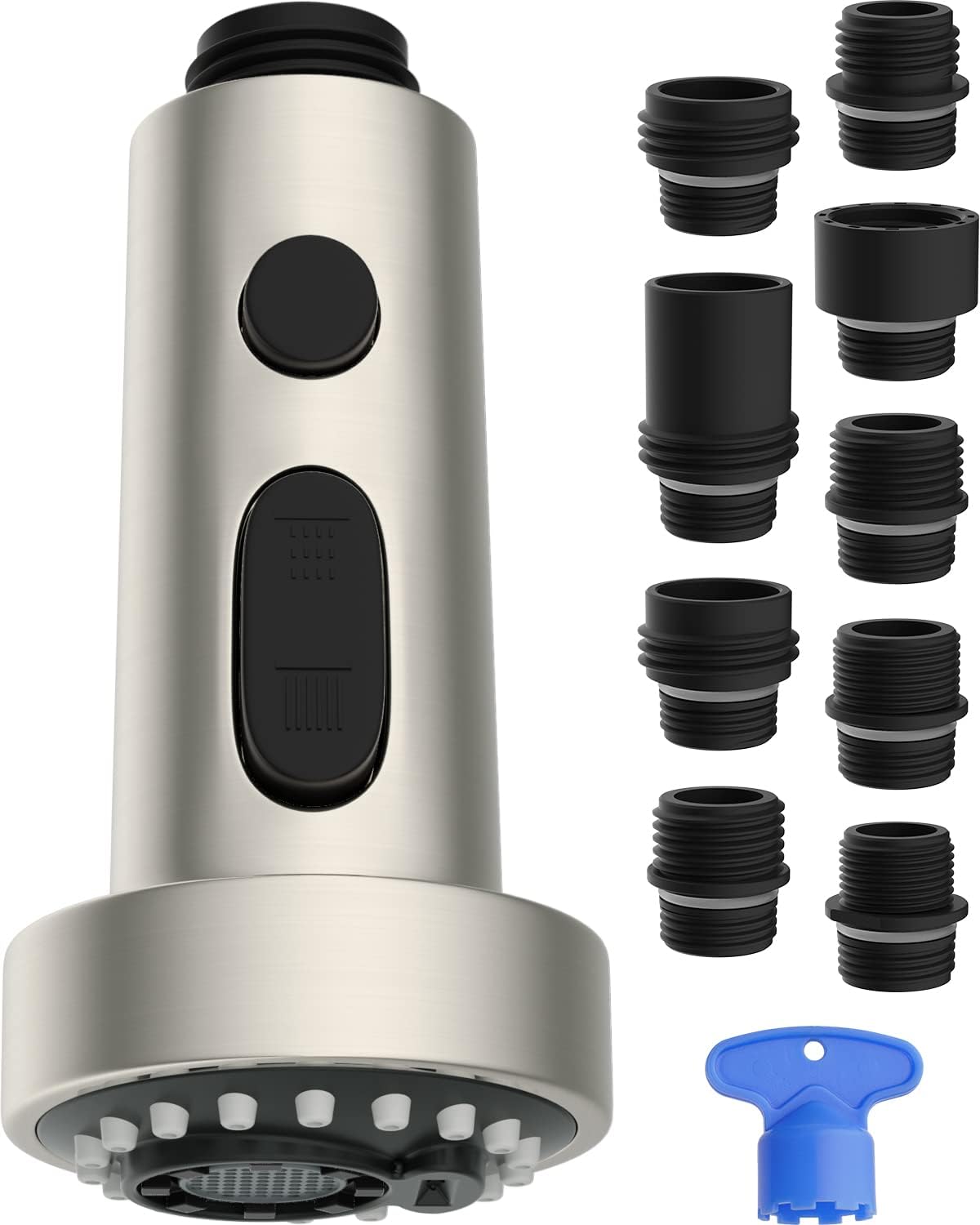 Hygie Rinse Pull Down Faucet Sprayer Head 3 Function Sink