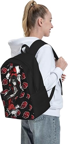 Miniatura 7 de Mochila de anime impresa en 3D casual mochila de dibujos animados mochilas con correas ajustables unisex bolsa alta 17 pulgadas, Mochila B, Mochilas