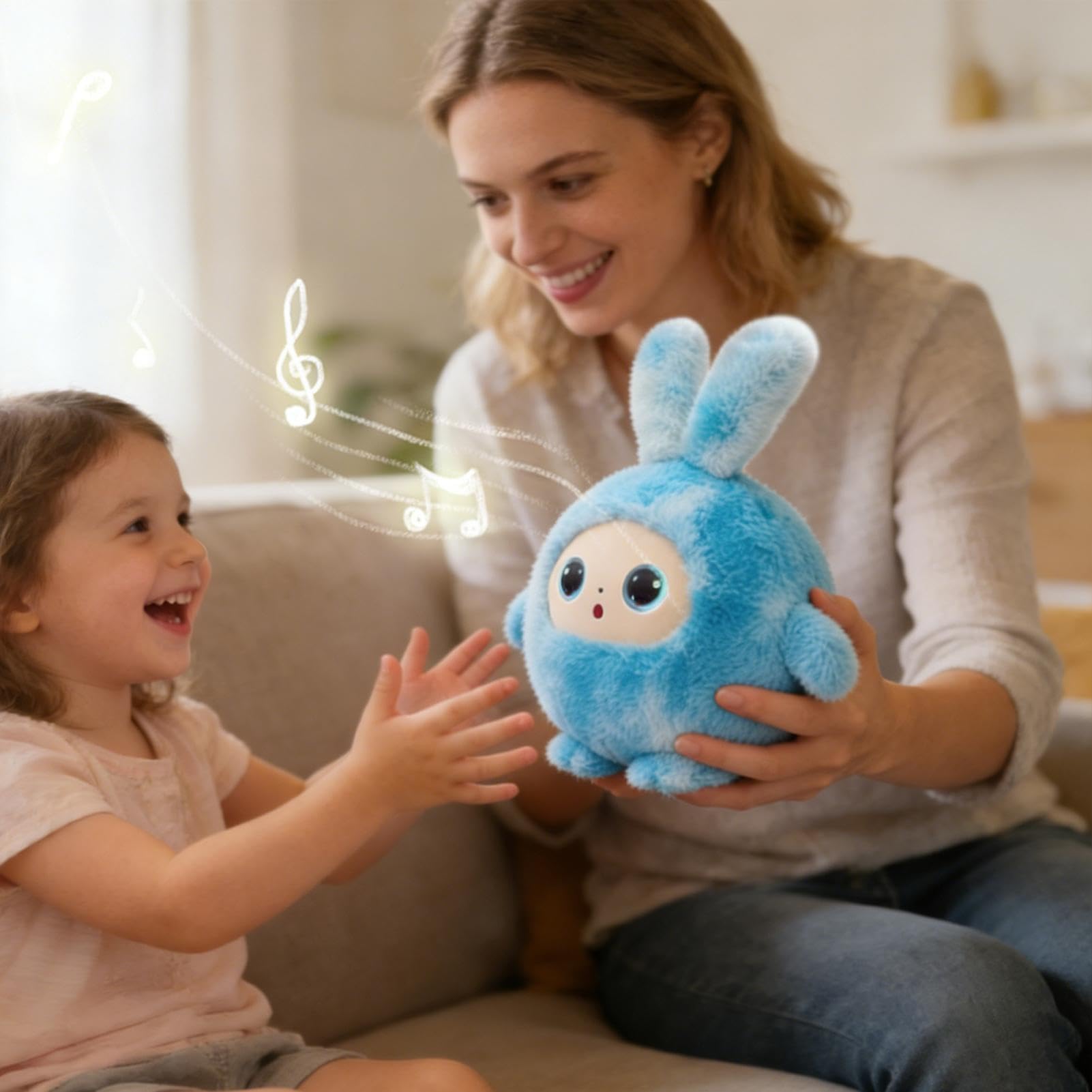 Pluszak AI Mówiące Inteligentne Edukacyjne Urocze Miękkie Lalki | Smart Interaktywna Przytulanka Do Tłumaczenia Encyklopedii Zapytań O Pogodę Nauki Poradnictwa Samochodu Domu Szkoły