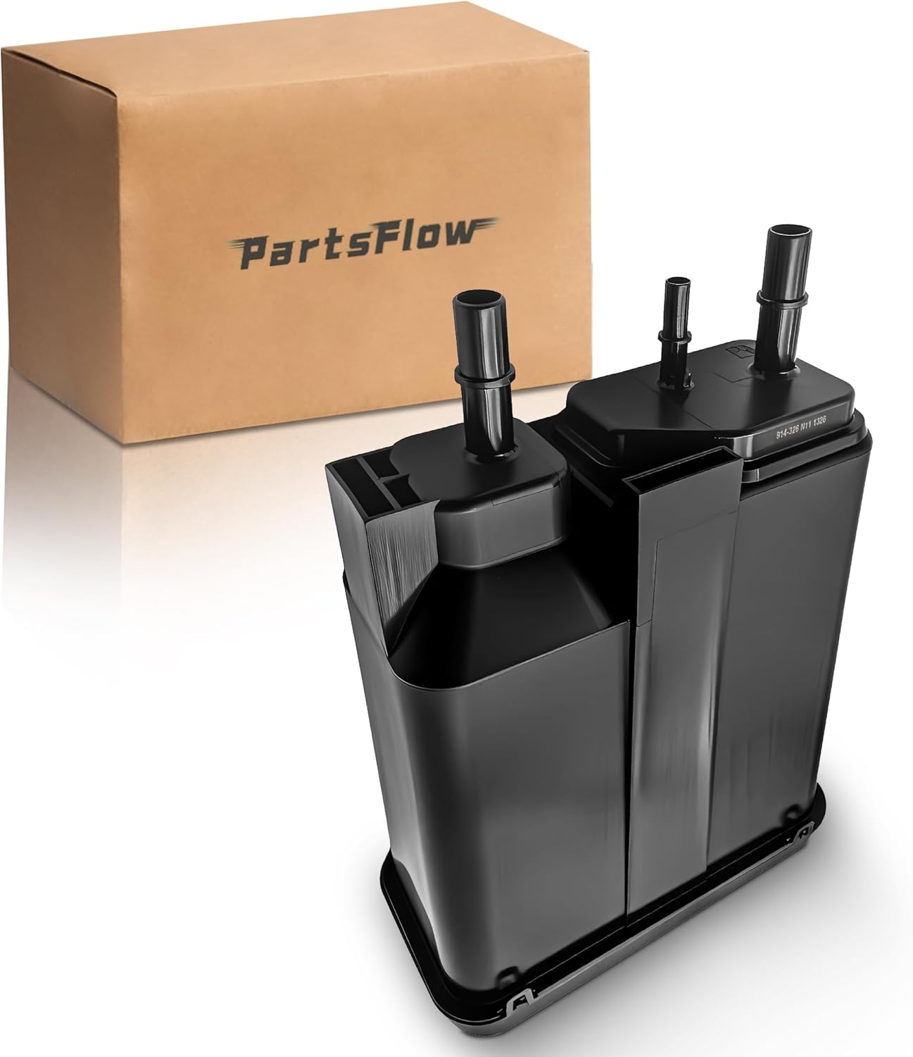 PartsFlow 911-268 Fuel Carbon Charcoal Canister For 2003-2019 Chevrolet Express 2500 3500 Silverado 1500 2500HD 3500HD 3500 2005-2019 GMC Savana 2500 3500 Sierra 1500 2500 HD 3500 HD 3500