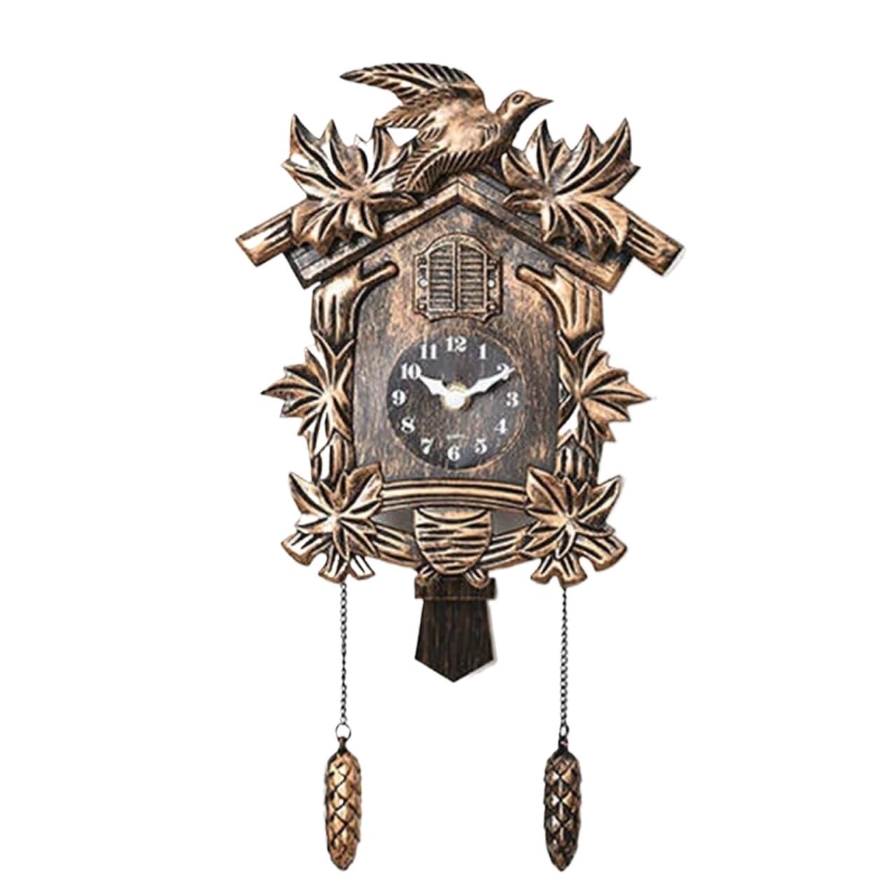 SNGUOQ Cuckoo Alarm Clock Decorations Home Day Time Decor Living Room Wall For Bedroom Office