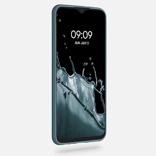 Miniatura 2 de kwmobile Funda compatible con Xiaomi Redmi 9 - Funda protectora delgada de TPU para teléfono - Acabado mate suave - Noche ártica