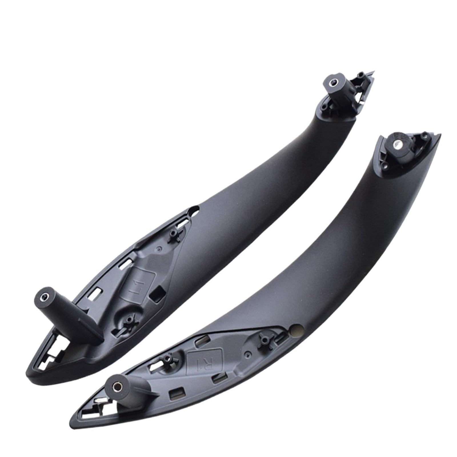 OEXRIGRU Car Interior Door Handles for BMW F30 F31 F32 F33 F34 F35 F36 F80 Car Interior Door Handle Pull Trim Cover(Black-2PCS-Front)