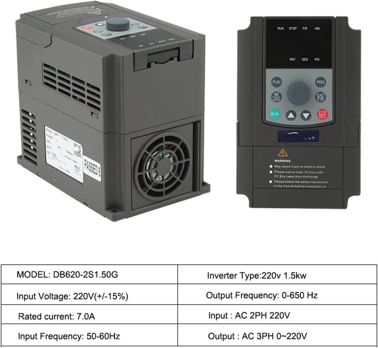 GDZ95x70-1.5 Lathe Spindle Motor ER11 1.5KW + VFD Inverter + Chuck Chuck Kit(1.5kw 380V kit)