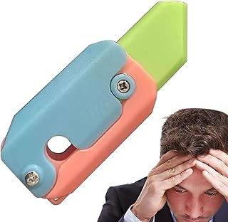 Facas de brinquedo para crianças | Facas de gravidade impressas em 3D,Pequenos brinquedos sensoriais luminosos, facas de fantasia de truque, facas de brinquedo para prêmio escolar Utoya